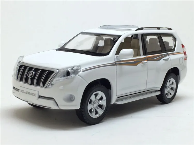 1:32 TOYOTA LAND CRUISER PRADO металлический сплав Модель автомобиля игрушки с вытягиванием модель автомобиля