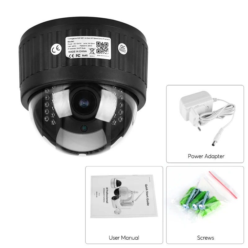 OwlCat HD 1080P Indoor Dome PTZ IP Camera Wifi 5X Zoom 2.7-13.5mm Len Two Way Audio/Mic 2.0MP IR Night Onvif SD Slot CCTV Camera OwlCat HD 1080P Indoor Dome PTZ IP Camera Wifi 5X Zoom 2.7-13.5mm Len Two Way Audio/Mic 2.0MP IR Night Onvif SD Slot CCTV Camera