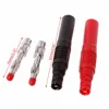 10Pcs/set Straight Insulated Safety 4mm Male Banana Plug Wire Solder DIY Connectors ► Photo 2/6