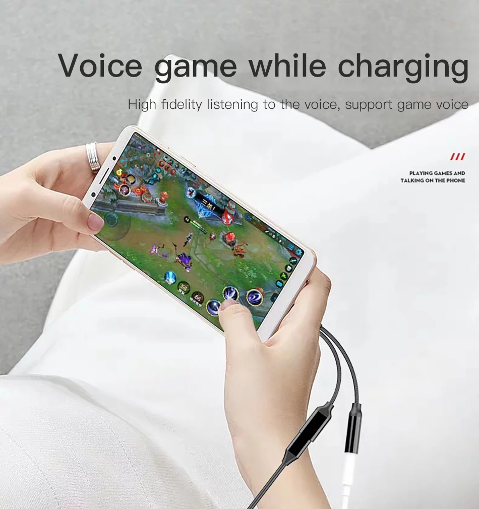!ACCEZZ USB Type C Headphone Adapter For Huawei Mate 10 RS P20 Pro Xiaomi Mi6 8 Mix2S 3.5mm Jack Aux Adapter Charging Connector (6)