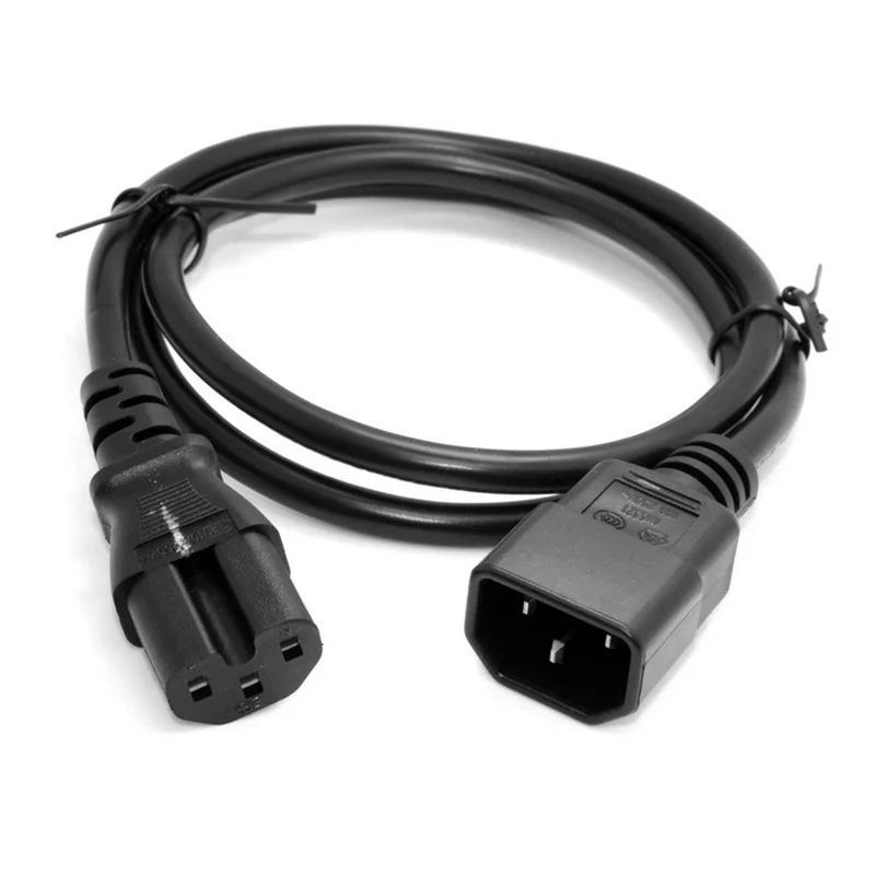 1.5M,5ft ,IEC 320 C14 To C15 PDU UPS Male To Female Power Cord
