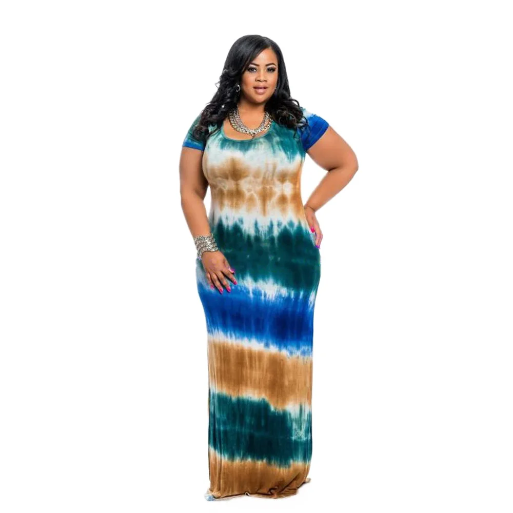 

Good Quality Summer Long Dress Women Plus Size Maxi Dress Casual Large Size Bodycon Dresses Beach Party Floor Length Vestidos