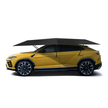 

Hot sale 4.8M Semi-automatic Outdoor Car Vehicle Tent Umbrella Sunshade Roof Cover Anti-UV Kit Car Umbrella Sun Shade tent