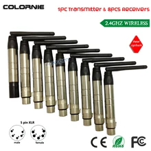 DHL 5pin DMX512 DMX Dfi DJ Беспроводной приемник системы или передатчик 2.4 г