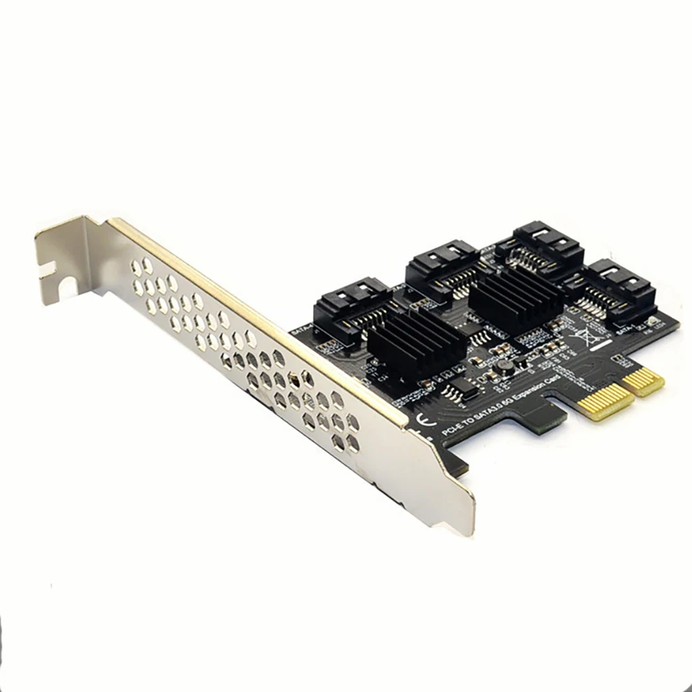 Profesional adaptador Express controlador SATA3 puerto de expansión práctica PCI-E añadir tarjeta intercambiables en caliente multiplicador seguro