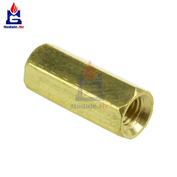 

50PCS Brass M3 12mm M3*12 PCB Boards Hex Screw Net Nut Standoff Spacer