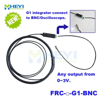 

HEYI customised design Rogowski Coil with G1 integrator connect to BNC Oscilloscope with output from 0-3V as you require