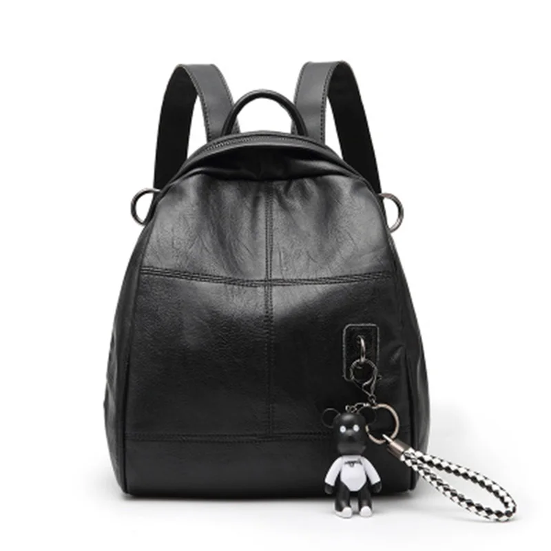 2018 Mochilas Mochila Feminina мягкий овечий кожаный рюкзак для женщин маленькая сумка отдыха