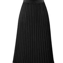 Для женщин высокой талией упругой Балетные костюмы плиссированные шифоновые макси юбка одноцветное Цвет пляж большой подол Юбки для женщин