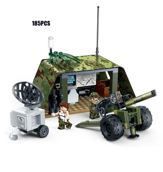 

Modern military Field artillery positions batisbricks figures building block ww2 army forces tiger action minifigs toys for boys