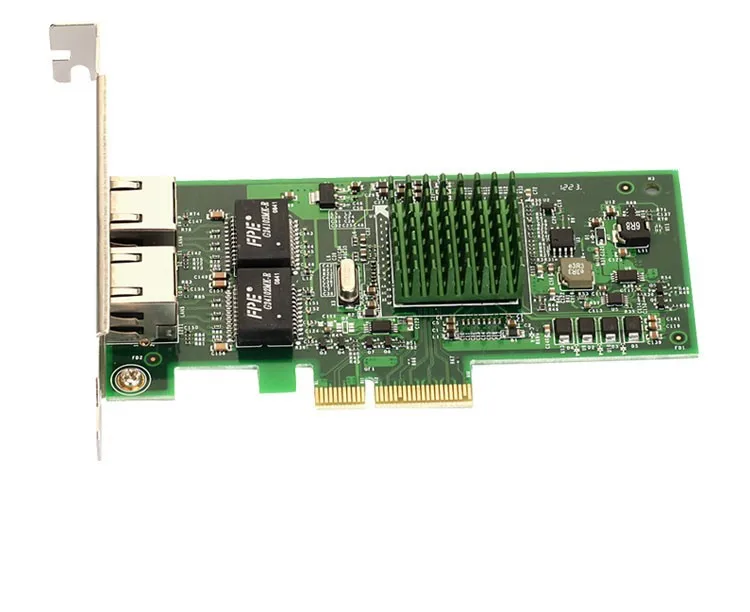 DIEWU PCI-E 4X Broadcom BCM5709 2-Порты и разъёмы 1000 Мбит Gigabit LAN сетевая карта NIC