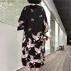 Kimono cardigan tops y blusas para mujer ropa informal japonesa tops de mujer verano 2022 Camisa larga Mujer blusa mujer ropa de mujer ► Foto 2/6