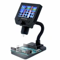 G600 600X3 6 megapixel 8LED Tragbare LCD Digital Mikroskop 4 3 "Elektronische HD Video Mikroskope Endoskop Lupe Kamera Drop schiff|Mikroskope| -