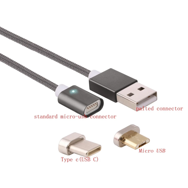 Быстрая зарядка Магнитный кабель для передачи данных USB кабель зарядное устройство для huawei Xiaomi samsung Android мобильный телефон Провод зарядное
