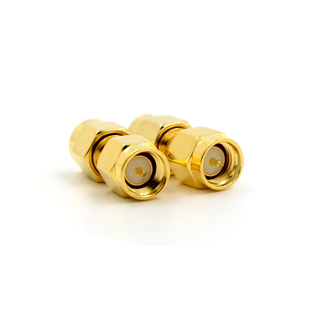ZLinKJ 2x SMA Male к Plug in series RF коаксиальный адаптер Коннектор|Соединители| |