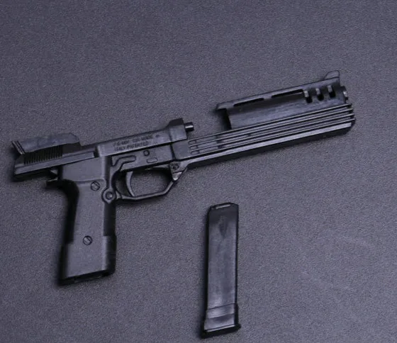 

Soldier Weapon Model 1/6 Robocop Automatic M93R Pistols Weapon Gun Model Gun Toys for 12" Action Figure Hot Gifts