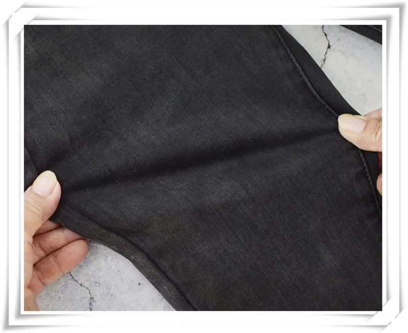 European and American women's wear high-waisted black super stretch acid-washed jeans and short leg trousers cross border women's wear (13)