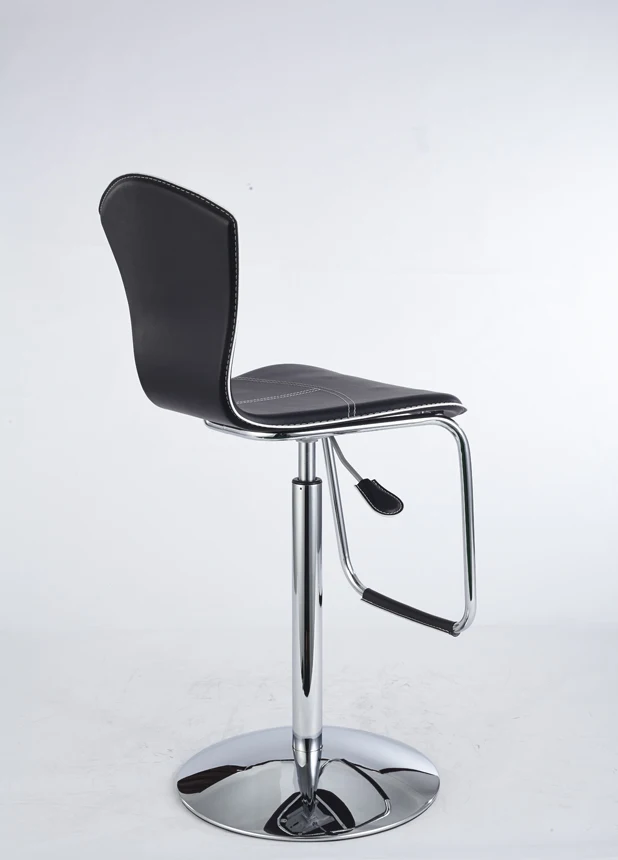 

Hairdressing salon lift chair PVC leather seat orange black red color free shipping