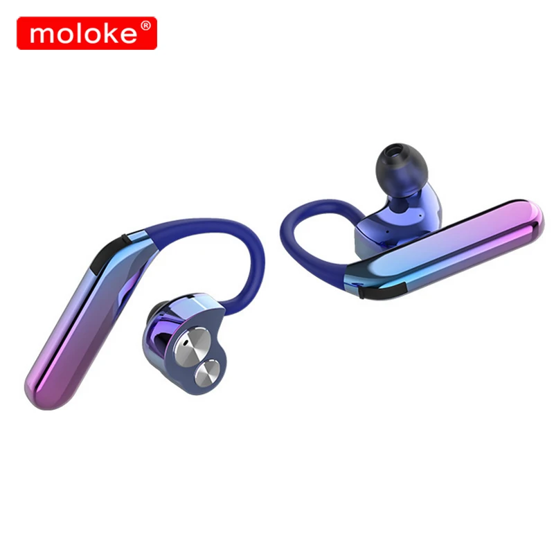 

moloke 5.0 Bluetooth headphone stereo wireless earphone with microphone Sports Earbuds For Phones