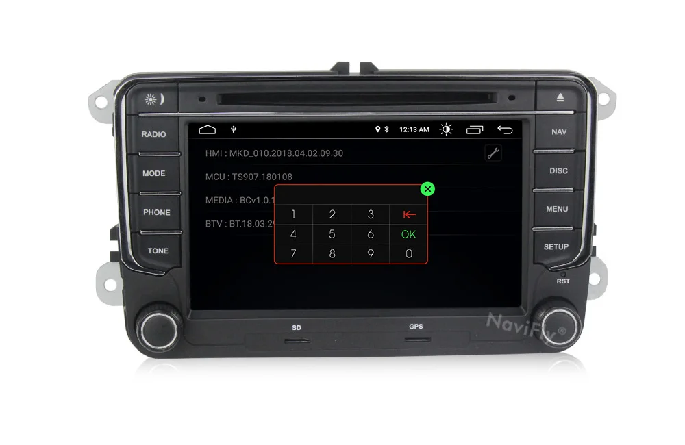 Cheap Wholesale!Navifly android8.1 Car multimedia Player Navigation GPS DVD for VW/Volkswagen/Passat/POLO/GOLF/Skoda/Seat 16