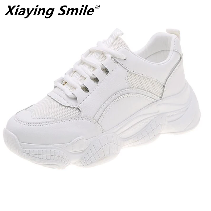 Женские кроссовки с дышащей подкладкой Xiaying Smile новинка осеннего сезона 2019 | Спорт