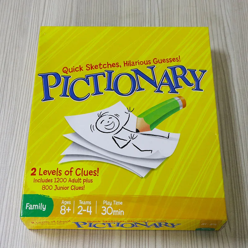 

Funny Quick sketches,Hilarious Guesses! pictionary game You draw me guess Leisure parent-child interaction board game toys