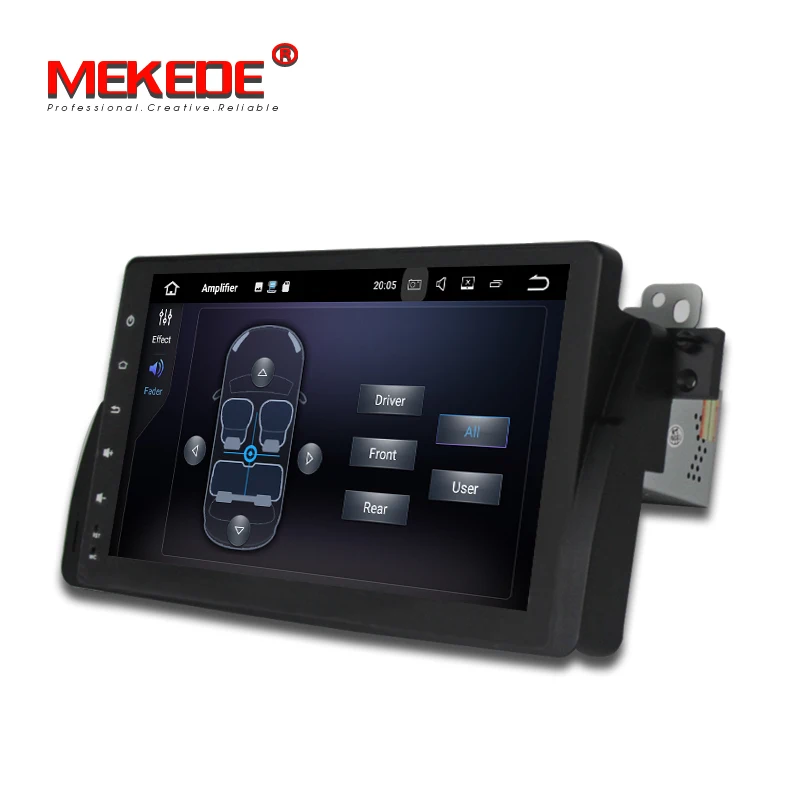 Top PX3 Android 7.1 Quad core 1din Car DVD multimedia player for  3series E46 M3  with 2G RAM 16G ROM WIFI BT radio stereo GPS navi 4
