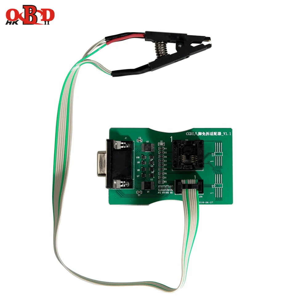 

Reading 8 Foot Chip Free Clip Adapter with CGDI Prog for BMW and XPROG 5.60 /5.74/5.84 and UPA USB ECU Programmer