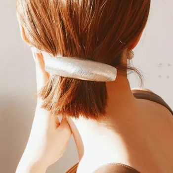 

1PC Fashion Women Elegant Gold/Silver Chic Metal Hair Clips Lady Stylish Hairpins Barrettes Hairband Hair Styling Accessories