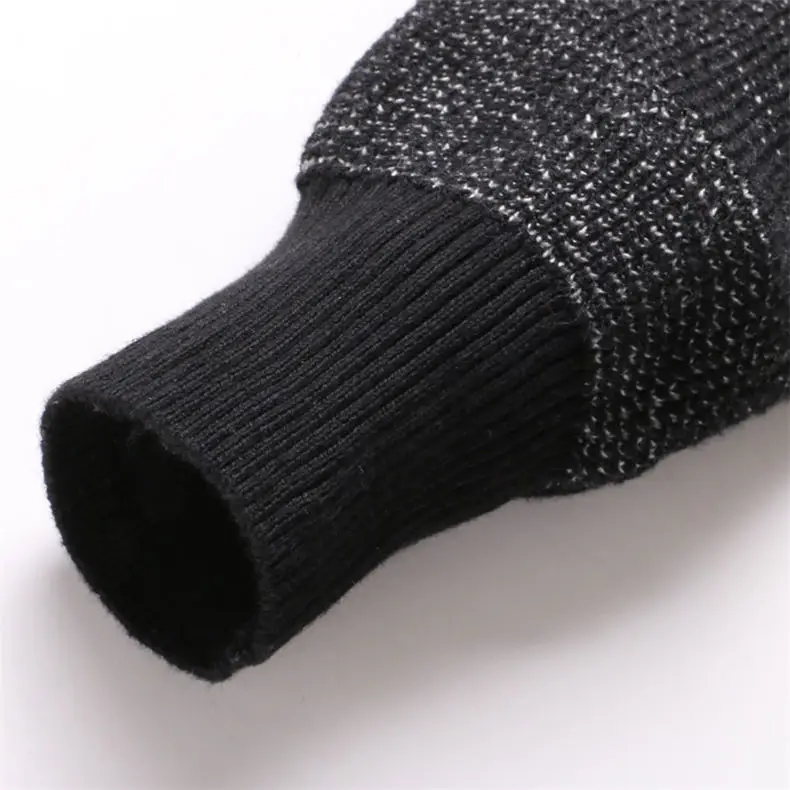 MuLS 2019 Birdseye Knit Sweater Men Pullover Colored Wool Spring Sweater Jumpers Autumn Male Cotton knitwear Blue Black Red Grey 02