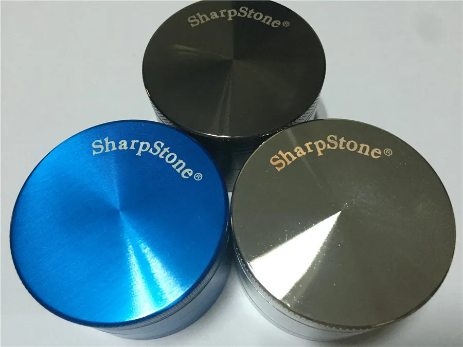 

Colorful 40mm 4pc SharpStone Smoking tobacco grinder for herbal CNC metal grinder for smoke herb