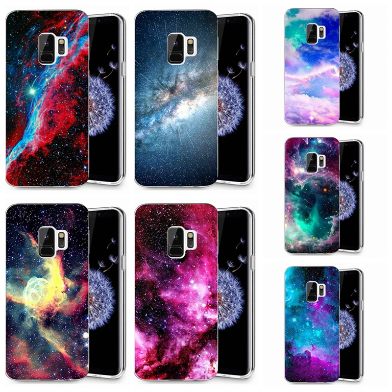 For Samsung Galaxy S3 S9 S9Plus S8 Plus S7 edge Note 8 Clear TPU Soft singularity starry sky pattern Case Fundas R036 |