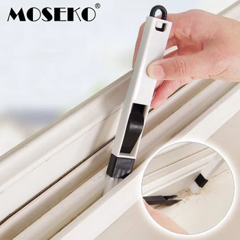 

MOSEKO 2 in 1 Window Slot Brush With Dustpan Screen Keyboard Drawer Wardrobe Corner Gap Dust Removal Cleaning Brush