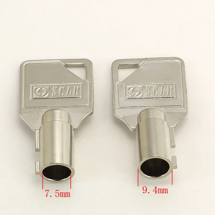 7,5 мм трубчатый пустой ключ для сливового цвета, блокировочные ключи B134(15 шт./лот