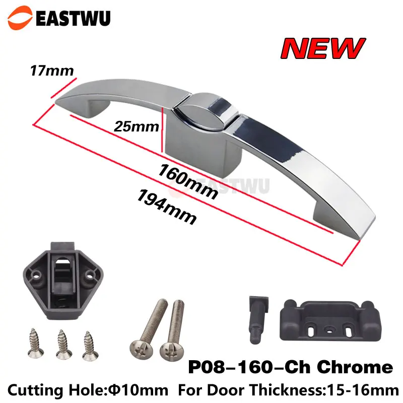 160/128 Holespacing Arc Button Pull Lock Pull Type Furniture Cupboard