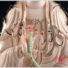 Dai yutang Будды/бодхисаттвы керамическая 12 дюймов-широкий лотоса Золотой Будда D01-429E