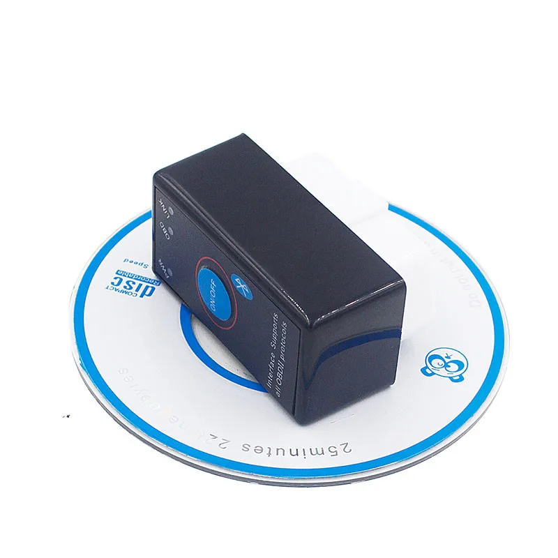Super Mini ELM327 Bluetooth ELM 327 Power Switch V2.1 On/Off Button OBD2 Car Diagnostic Tool Multi-Languages For OBDII Protocols