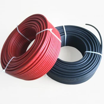 

1meter solar photovoltaic cable 1X6mm2 solar cable battery components cable