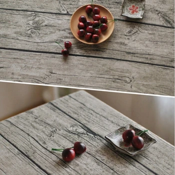 

Wood Grain Pattern Printing Table Cloth Multifunctional Rectangle Table Cover Home Kitchen Decoration Tablecloth