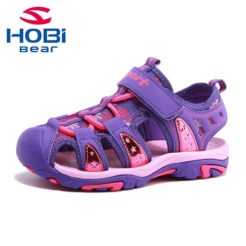 

Sandals Kids Boys Girls Summer Beach Slippers Hollow Out Soft Sole Shoes for Toddlers Children Brand HOBIBEAR AU3315