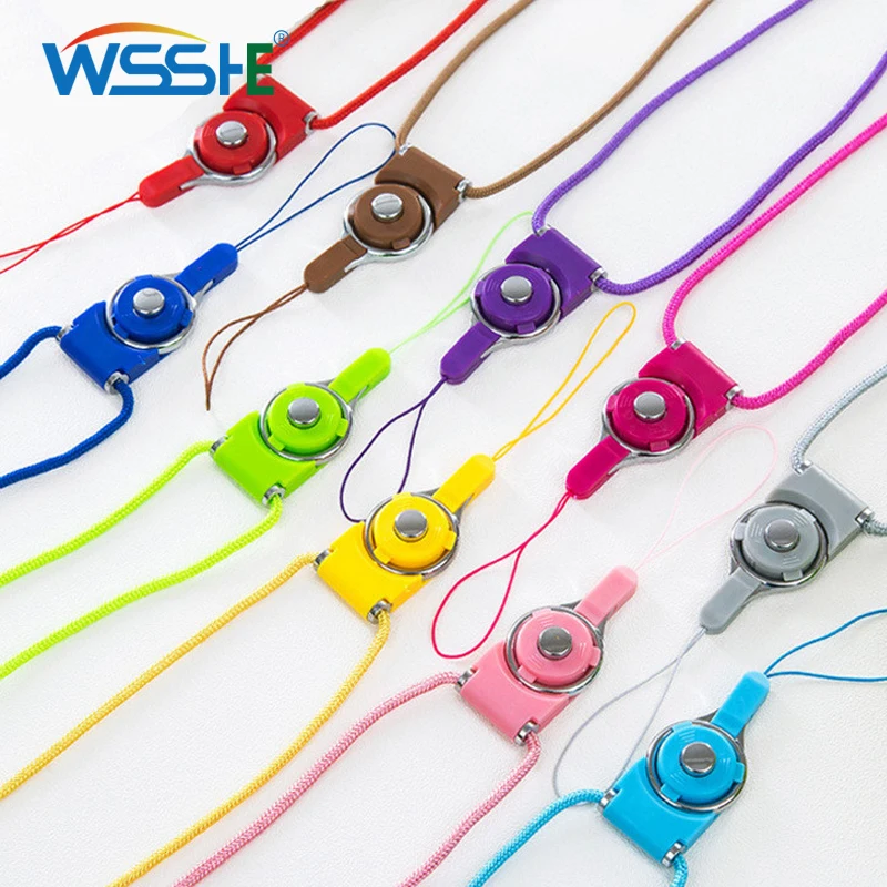 

Mobile Phone strap Lanyard for Keys ID card Cell Mobile Phone Universal 6 Colors Neck Lanyard Detachable Multifunction Strap