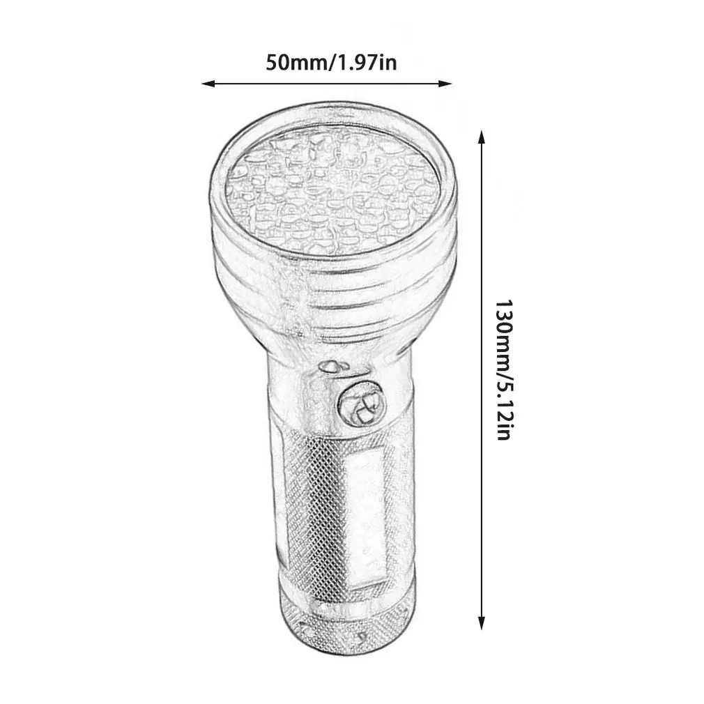 Портативный мини 51 светодиодный алюминиевый сплав УФ кошка собака пятна мочи факел