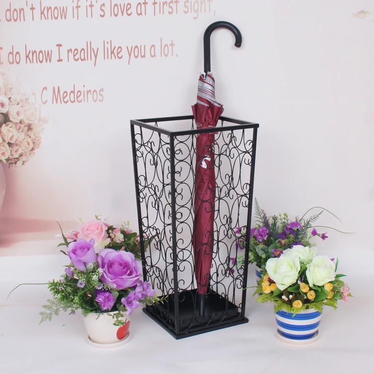 Wrought iron umbrella stand household umbrella stand umbrella storage rack French umbrella