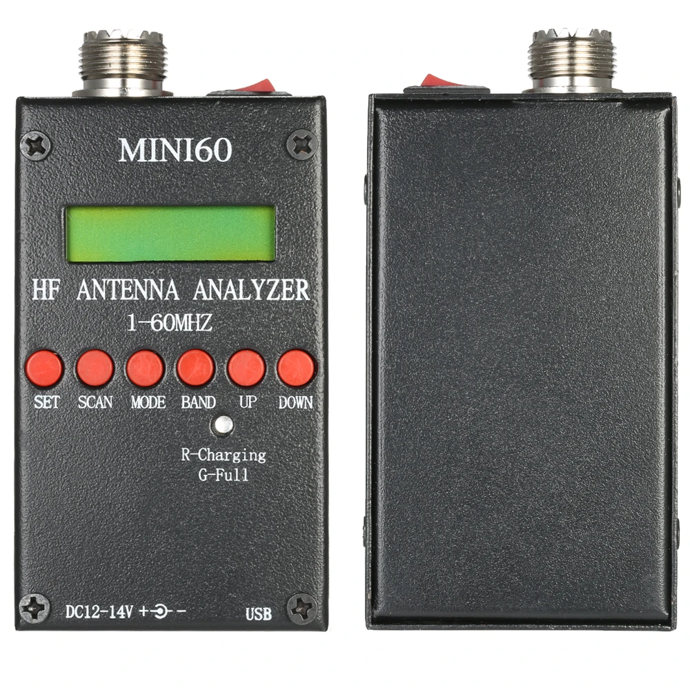Анализатор антенны Mini60 1 60 МГц SARK100 AD9851 HF ANT SWR для любительской радиостанции|swr