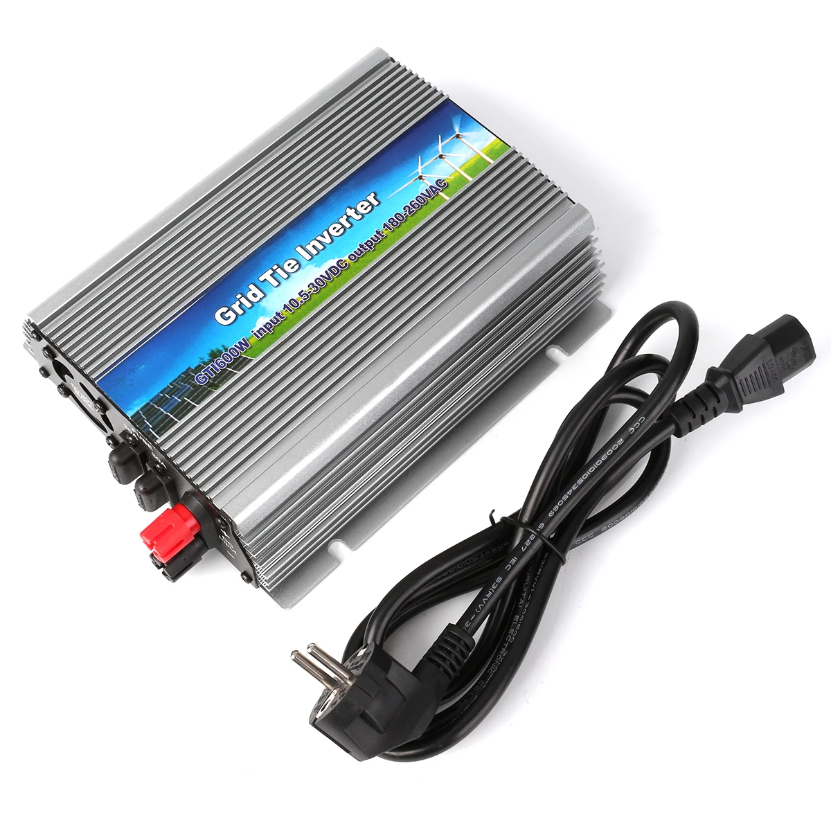 

EU 600W Grid Tie Power Inverter with MPPT For Home Solar Panel System Generator System ,Input DC 10.5V-30V, Output AC 180V-260V