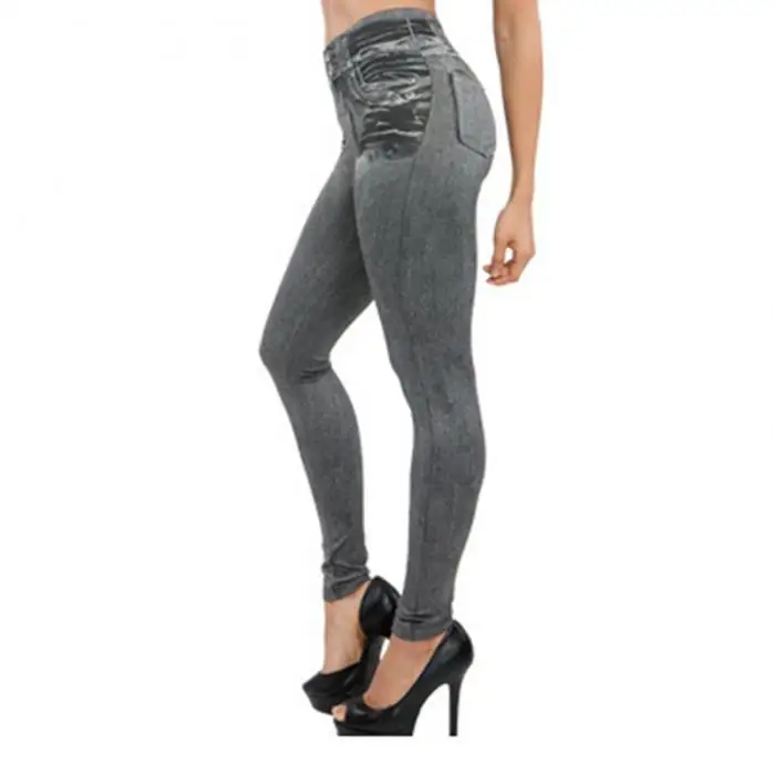 Женские тонкие джинсы, леггинсы с карманом, высокая талия, облегающие джинсовые штаны, брюки IK88