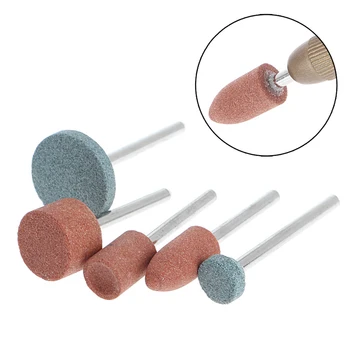 

5Pcs 3mm Shank Wheel Head Grinding Polishing Electric Grinder Power Tool