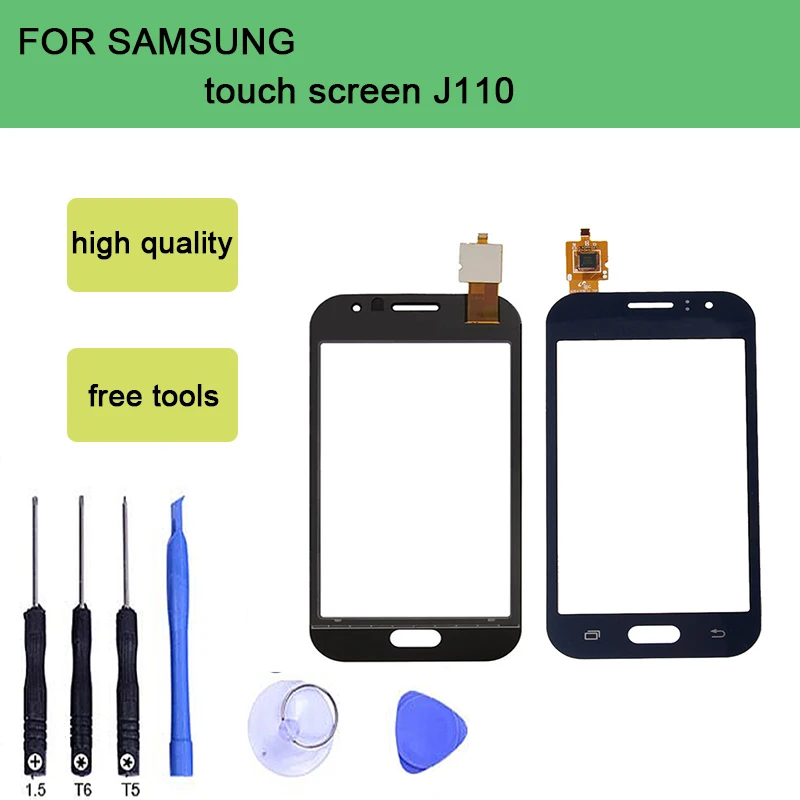 SZHAIYU 4 3 сенсорный экран стекло дигитайзер панель для Samsung Galaxy J1 Ace J110 J110H J110F J110FM +
