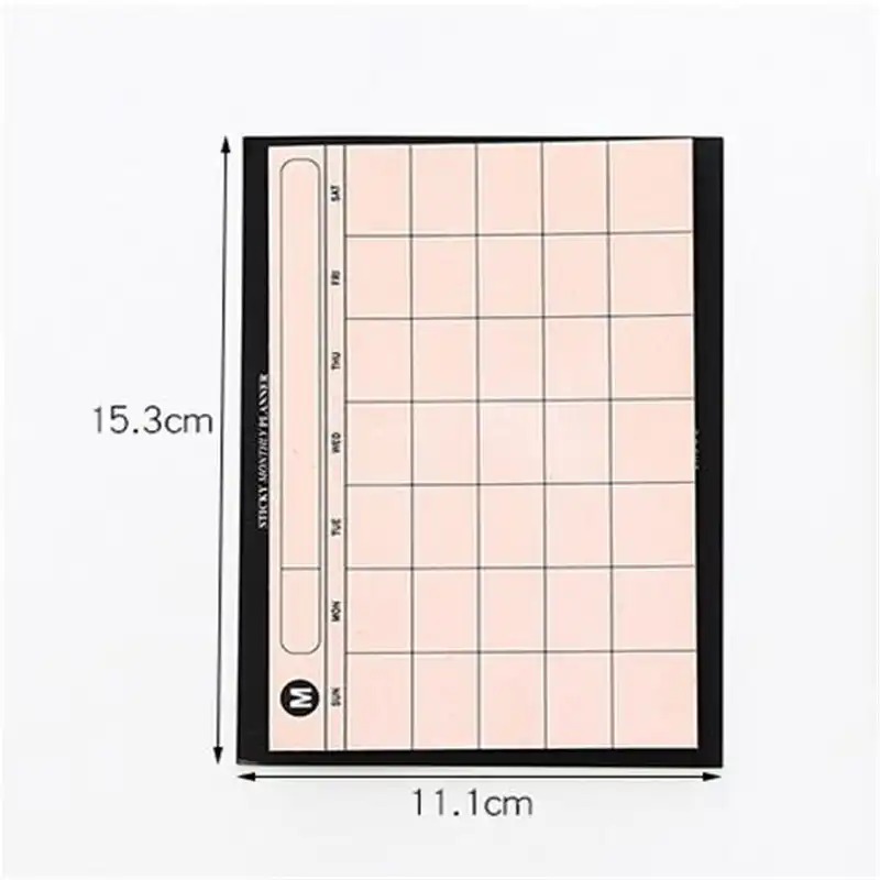 1pcs 30sheet creative simple weekly planner book desktop schedule month plan tear the notebook work efficiency summary plan schedule weekly planner