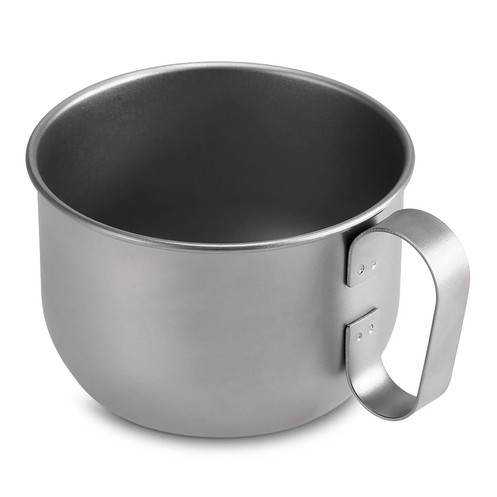 

350ML Titanium Cup Outdoor Tableware Super Lightweight Camping Mug Portable Coffee Beer Juice Milk Cup Outdoor Tableware